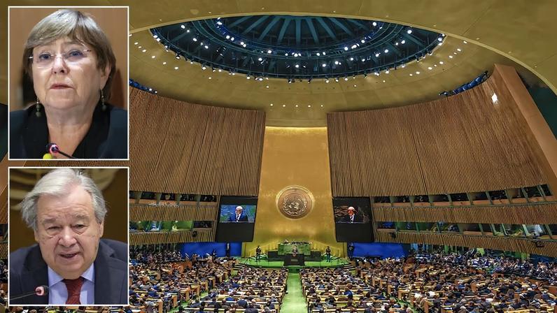 Abacaxi. Bachelet seria a primeira mulher a ocupar a secretaria-geral da organização. Guterres será lembrado pela apatia e a impotência no cargo – Imagem: Jean Marc Ferré/ONU, Manuel Elías/ONU e Ricardo Stuckert/PR