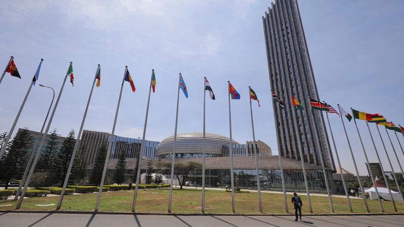 African Union member states Heads of State gather at the headquarters for the Annual Summit in Addis Ababa