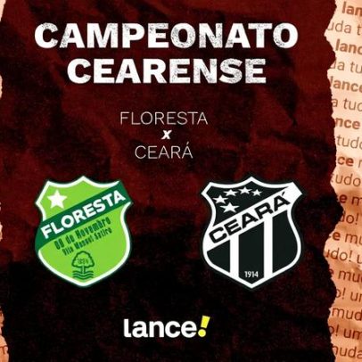 Floresta x Ceará: onde assistir ao vivo e escalações pelo Cearense