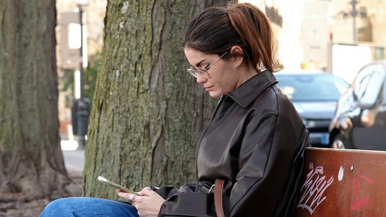 Spanish influencer Carla Galeote poses for a photo, in Madrid, Spain, February 26, 2026. Galeote, who suffered online abuse including AI-generated fake nude images, says the Spanish government vows to regulate social media came late and should enforce the traceability of anonymous accounts to end impunity for crime.