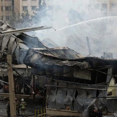 Incêndio atinge centro comercial em Teerã, segundo a mídia estatal