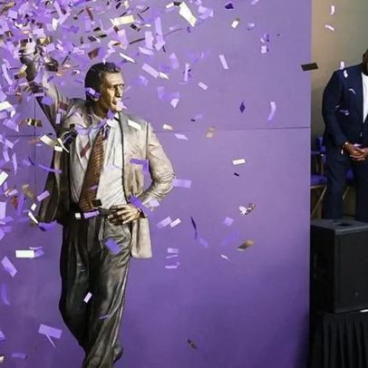 Pat Riley, presidente do Heat, ganha estátua no Lakers
