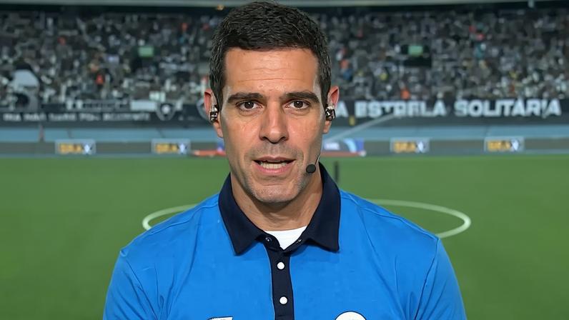 Paulo Andrade narrou prova de Lucas Pinheiro (Foto: Reprodução/Sportv)