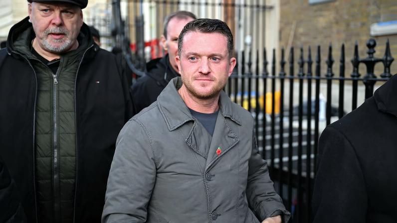 Tommy Robinson leads "Putting Christ Back Into Christmas" event, in London