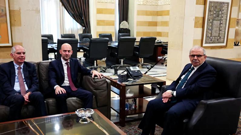 French Minister for Europe and Foreign Affairs Jean-Noel Barrot visits Beirut