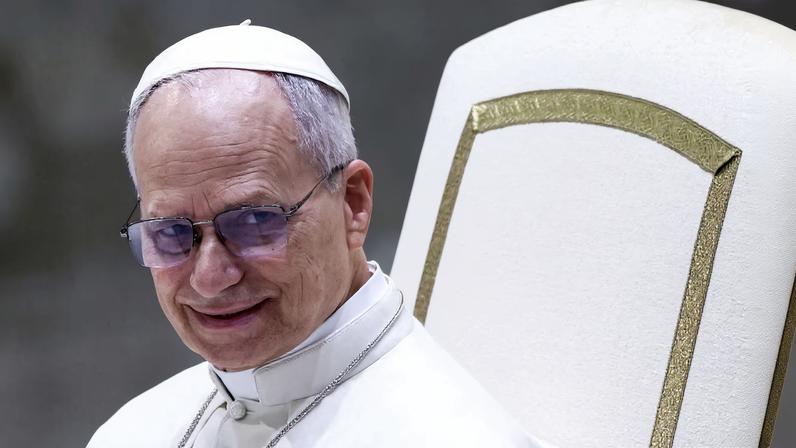 Pope Leo XIV attends the weekly general audience at the Paul VI hall at the Vatican, January 28, 2026.
