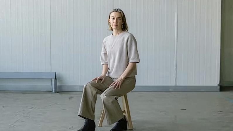Amanda Sloat, en las instalaciones de EL PAÍS en Madrid el 12 de febrero.
