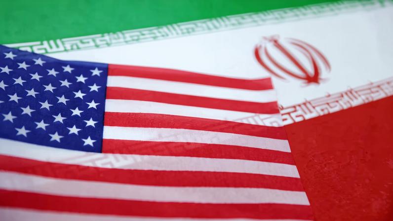U.S. and Iran flags are seen in this illustration taken June 18, 2025.