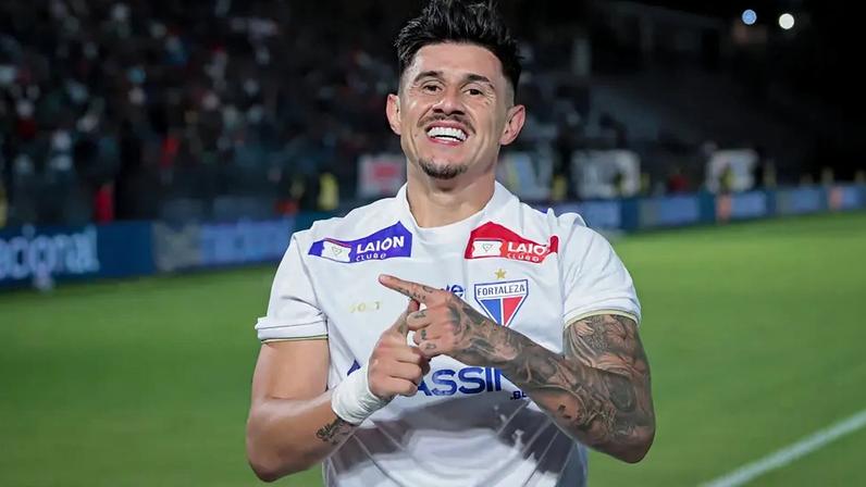 Bareiro na partida entre RB Bragantino e Fortaleza, pelo Brasileirão (Foto: Mateus Lotif/Fortaleza EC)
