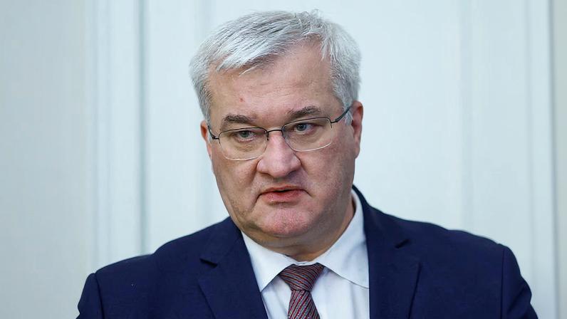 Ukraine's Foreign Minister Andrii Sybiha speaks during an interview with Reuters, amid Russia's attack on Ukraine, in Kyiv, Ukraine February 6, 2026. REUTERS/Valentyn Ogirenko