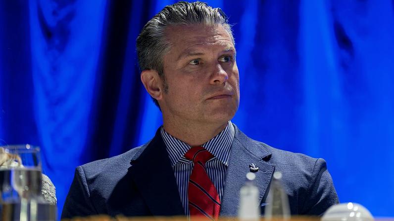 U.S. Defense Secretary Pete Hegseth attends the National Prayer Breakfast in Washington, D.C., U.S., February 5, 2026. REUTERS/Al Drago