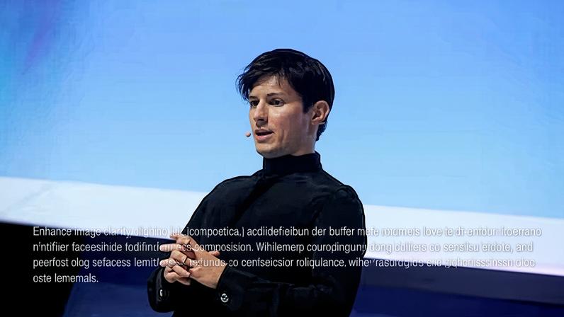 Pável Durov, fundador y consejero delegado de Telegram, en una conferencia en el Mobile World Congress de Barcelona en febrero de 2016.