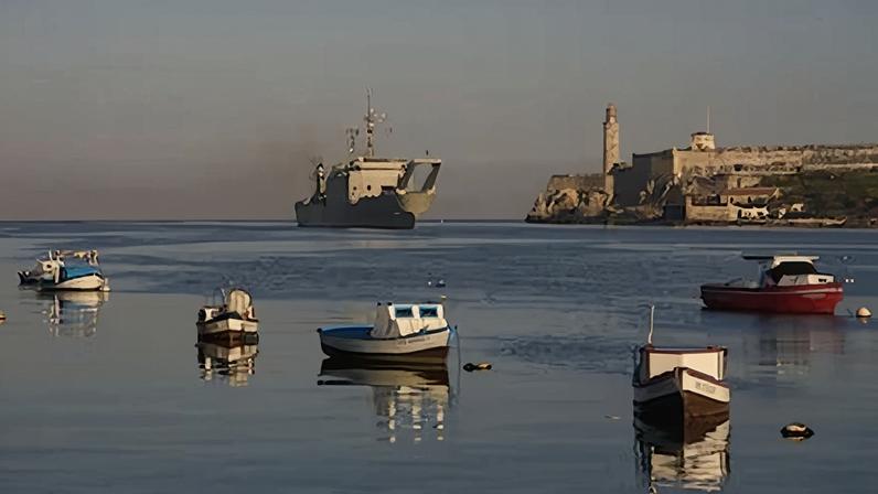 Embarcaciones en la bahía de La Habana, Cuba, en febrero de 2026.