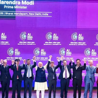 Pose de Modi sobre IA constrange Altman e Amodei