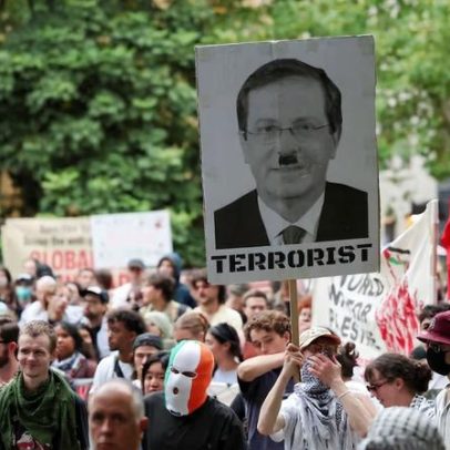 Protestos no último dia do presidente israelense Herzog na Austrália