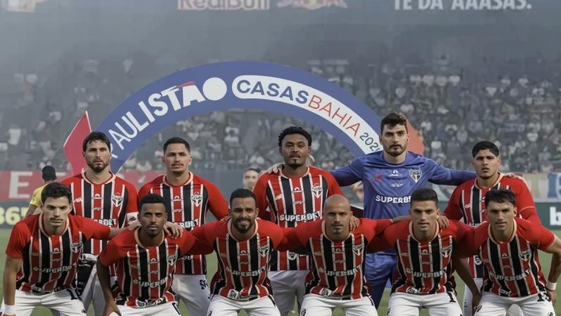 São Paulo contra Bragantino