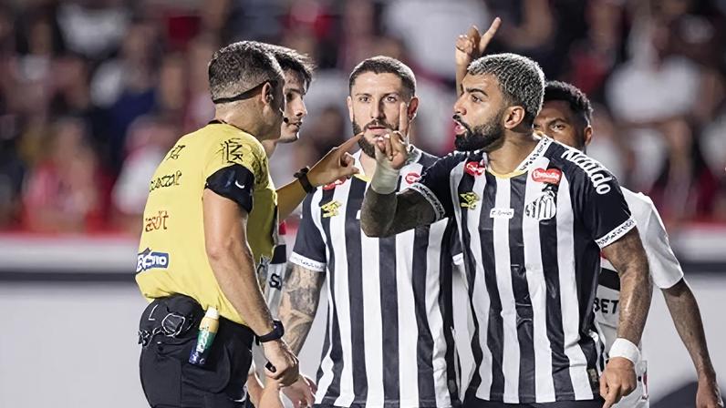 Lance em São Paulo x Santos