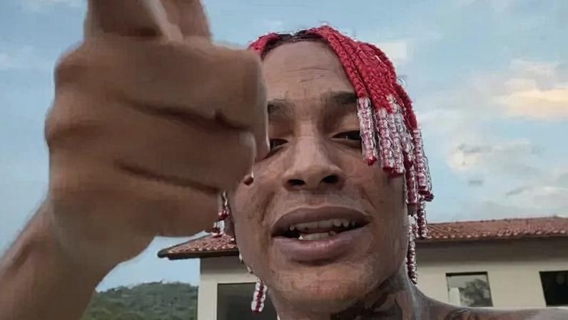 O rapper Oruam, considerado foragido pela Justiça. (Foto: Reprodução / Instagram @oruamvidalouca)