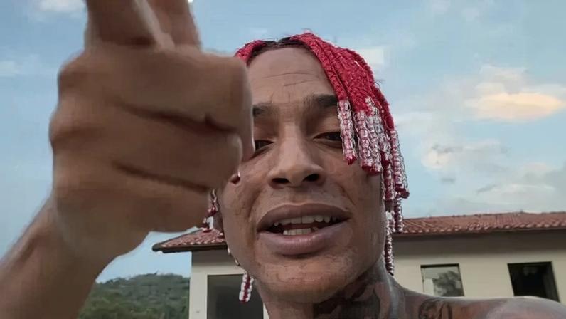 O rapper Oruam, considerado foragido pela Justiça. (Foto: Reprodução / Instagram @oruamvidalouca)