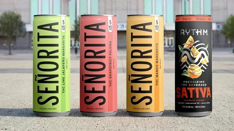 Señorita e Rythm são bebidas com THC derivado do cânhamo