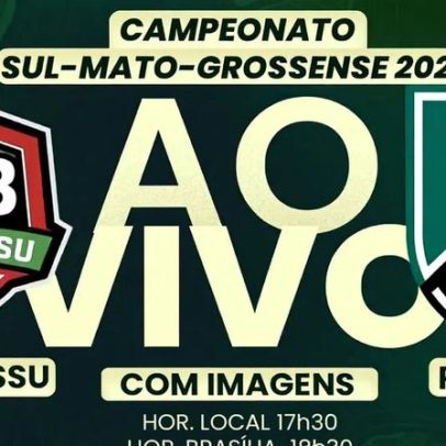 Bataguassu e Pantanal duelam ao vivo com imagens da LANCE!TV
