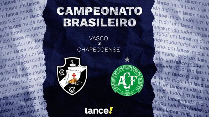Vasco e Chapecoense se enfrentam nesta quinta-feira (2), pela segunda rodada do Brasileirão (Foto: Arte Lance!)
