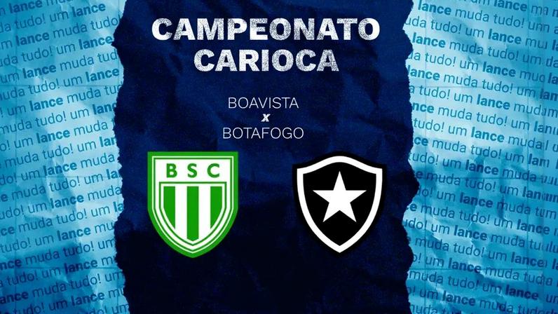 Boavista e Botafogo se enfrentam neste sábado (21) (Foto: Arte/Lance!)