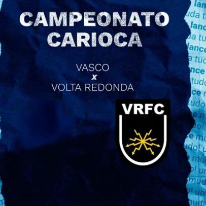 Vasco x Volta Redonda: horário e prováveis escalações pelo Carioca