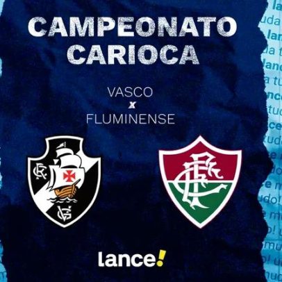 Vasco x Fluminense: horário, transmissão e prováveis escalações no Carioca