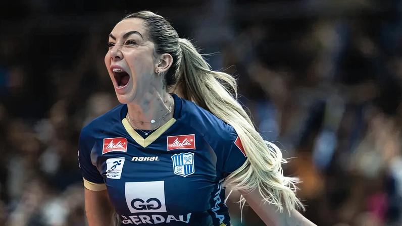 Thaisa Daher na Superliga Feminina de Vôlei 24/25 (Foto: Foto: Hedgard Moraes/Minas Tênis Clube)