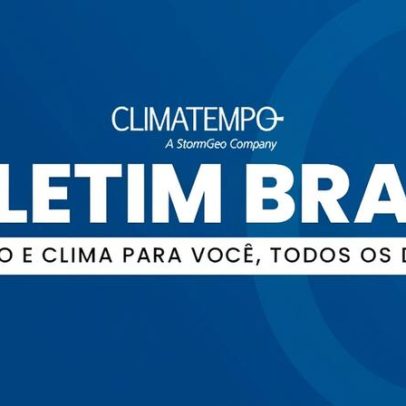 Brasil risco de temporais com chuva forte e calor em diversas regiões