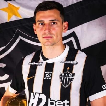 Atlético-MG apresenta oficialmente o volante Tomás Pérez