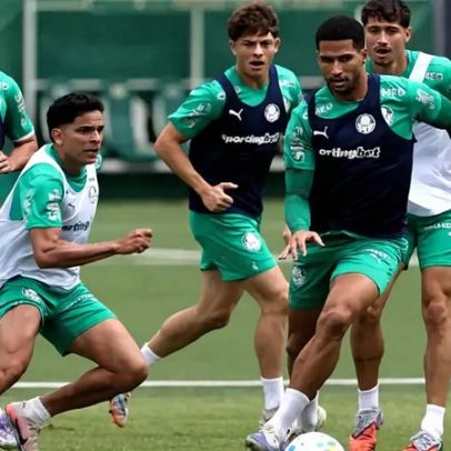 Palmeiras encerra preparação para enfrentar o Inter com provável escalação