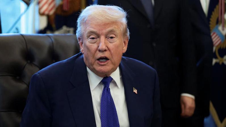 U.S. President Donald Trump at the White House in Washington