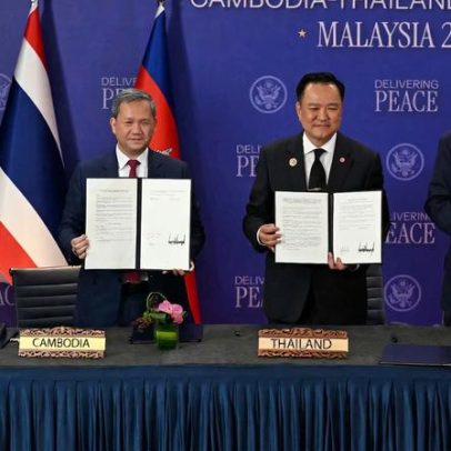 Cambojano acusa Tailândia de ocupar território após cessar-fogo mediado por Trump