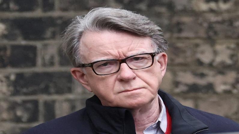 Former British ambassador to the U.S. Peter Mandelson leaves his residence after he was released following his arrest by London police on Monday on suspicion of misconduct in public office, following the release of U.S. Justice Department files linked to the late financier and convicted sex offender Jeffrey Epstein, in London, Britain, February 26, 2026. REUTERS/Toby Melville