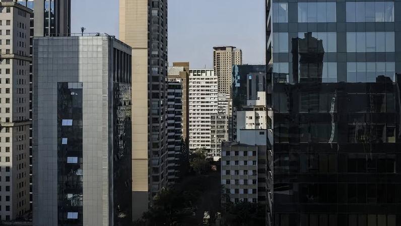 Prédios na região da Av. Faria Lima, em São Paulo: no Morgan Stanley, Jolig era uma figura sênior no negócio de câmbio. (Foto: Victor Moriyama/Bloomberg)