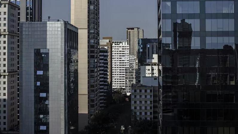 Prédios na região da Av. Faria Lima, em São Paulo: no Morgan Stanley, Jolig era uma figura sênior no negócio de câmbio. (Foto: Victor Moriyama/Bloomberg)