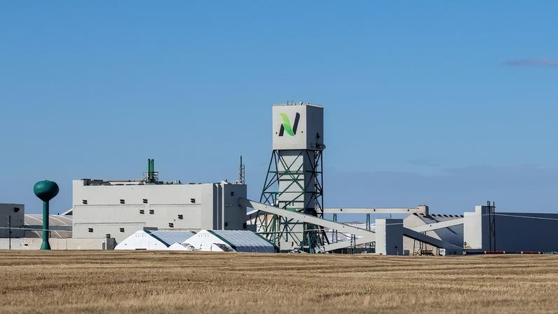 Unidade da Nutrien perto de Saskatoon