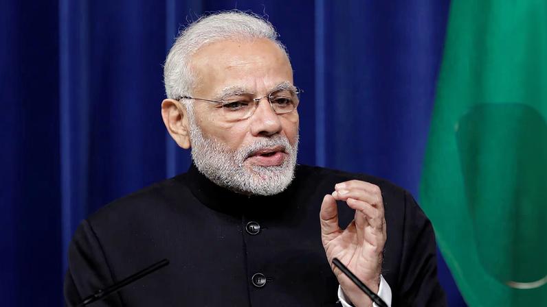 Narendra Modi, India's prime minister, speaks during a joint news conference with Shinzo Abe, Japan's prime minister, not pictured, at Abe's official residence in Tokyo, Japan October 29, 2018.