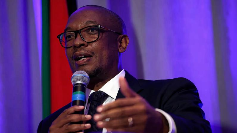 South African Minister of Trade, Industry and Competition, Parks Tau, speaks during a press conference, in Washington, D.C., U.S., May 21, 2025. REUTERS/Leah Millis/ File Photo