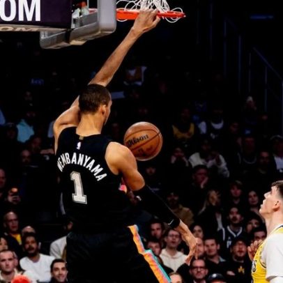 Spurs derrotam Lakers com atuação de Victor Wembanyama