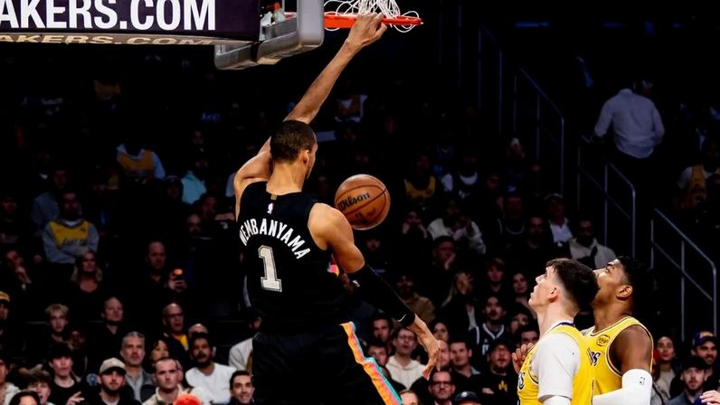 Victor Wembanyama Spurs Lakers