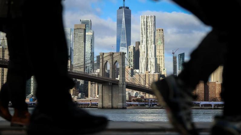 Nova York: durante anos, investidores canalizaram centenas de bilhões de dólares para empresas de software. (Foto: Michael Nagle/Bloomberg)