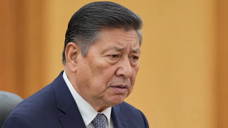 Chinese President Xi Jinping speaks at the Great Hall of the People in Beijing, China, January 29, 2026. Vincent Thian/Pool via REUTERS