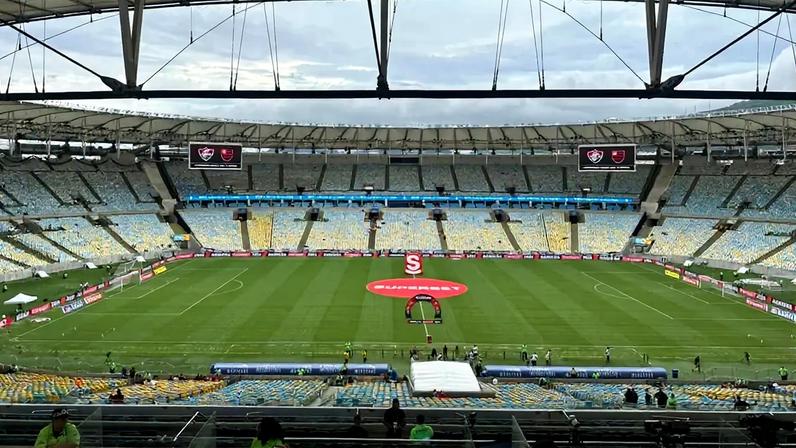 Maracanã recebeu Fluminense x Flamengo (Foto: Lucas Bayer/Lance!)