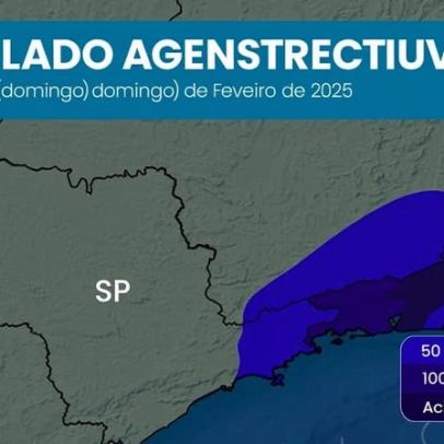 Sudeste entra em alerta por chuva volumosa em SP, RJ e sul de MG