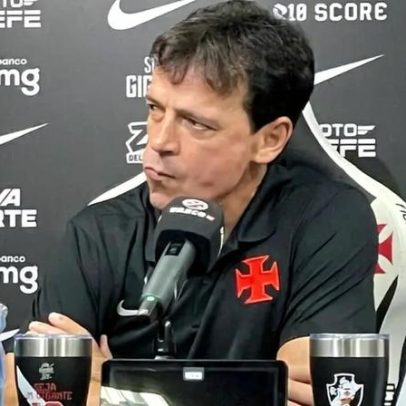 Diniz comenta empate entre Vasco e Chapecoense e o classifica como frustrante