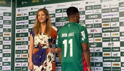 Arias recusa proposta do Flamengo durante apresentação pelo Palmeiras