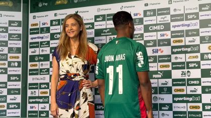 Arias foi apresentado no Palmeiras nesta sexta-feira (13)